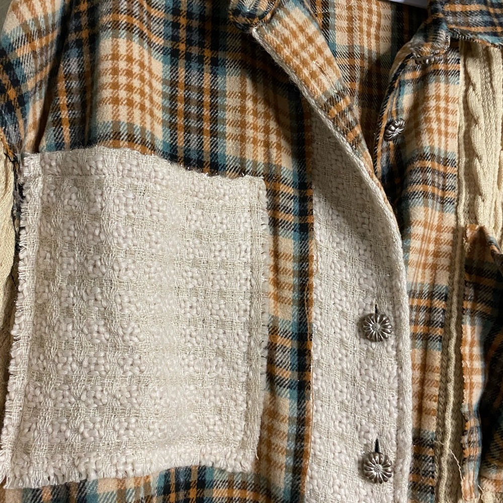 Pol Patchwork Shacket - image 6